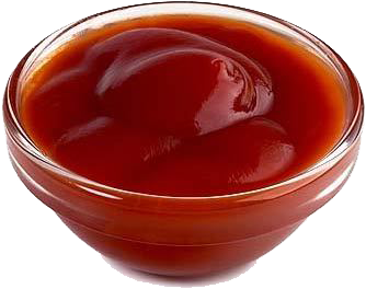 Ketchup Sauce - Bowl Of Tomato Paste (500x500), Png Download