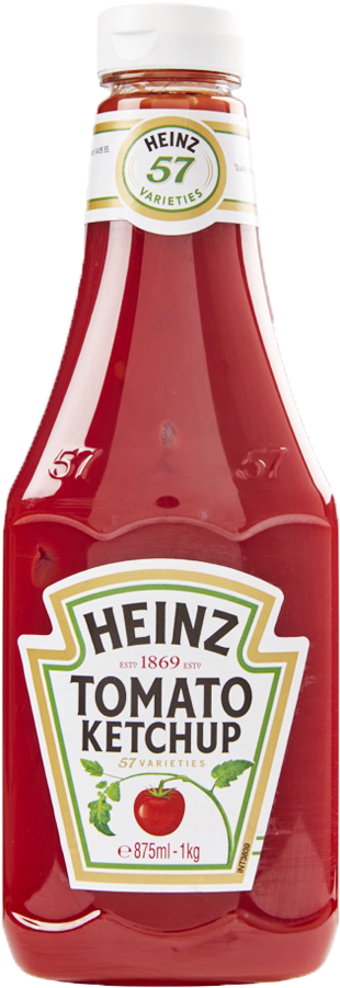 Heinz Tomato Ketchup 1 Kg - 57 On Heinz Ketchup (1000x1000), Png Download