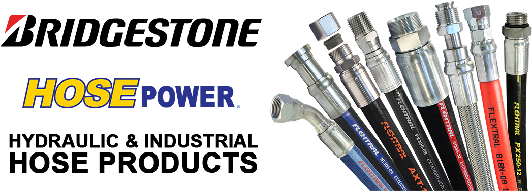 Bridgestone Hosepower Is The Master Distributor For - Bridgestone Hydraulic Hose Assemblies (1087x388), Png Download