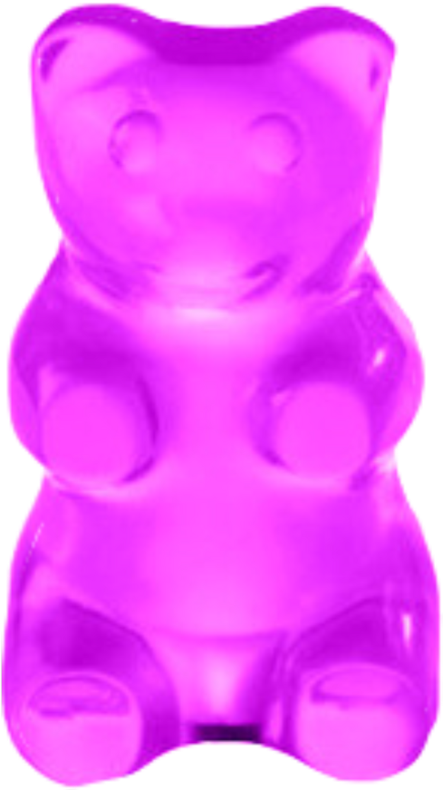Gummy Bear Clipart Haribo - Gummy Bear White Background (1024x1024), Png Download