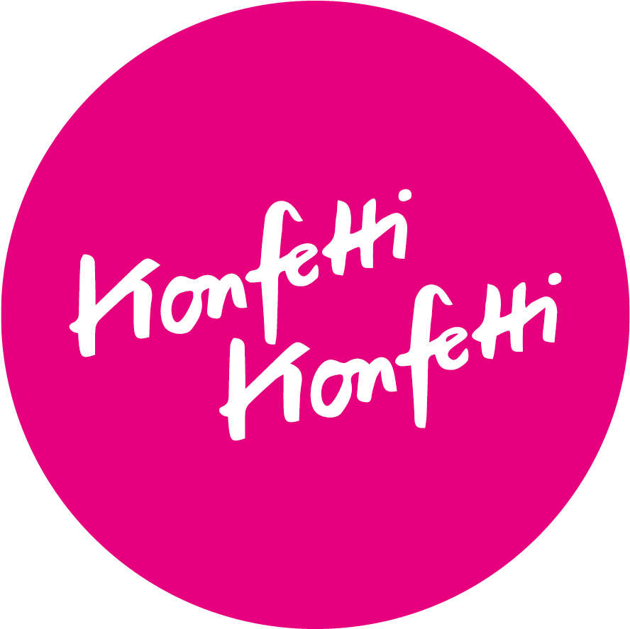 Confetti Confetti Konfetti Konfetti  Knitting Needle - Circle (1183x1182), Png Download