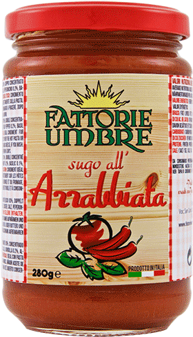 Arrabbiata Tomato Sauce - Melanzane (eggplant) Tomato Sauce By Fattorie Umbre (550x650), Png Download