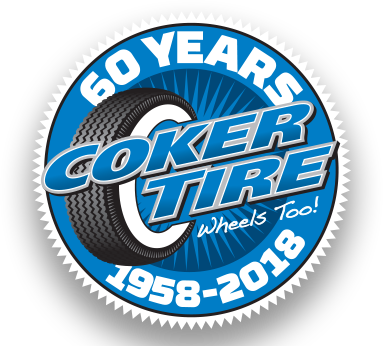 Coker Tire - Coker Tire Round Metal Sign (383x346), Png Download