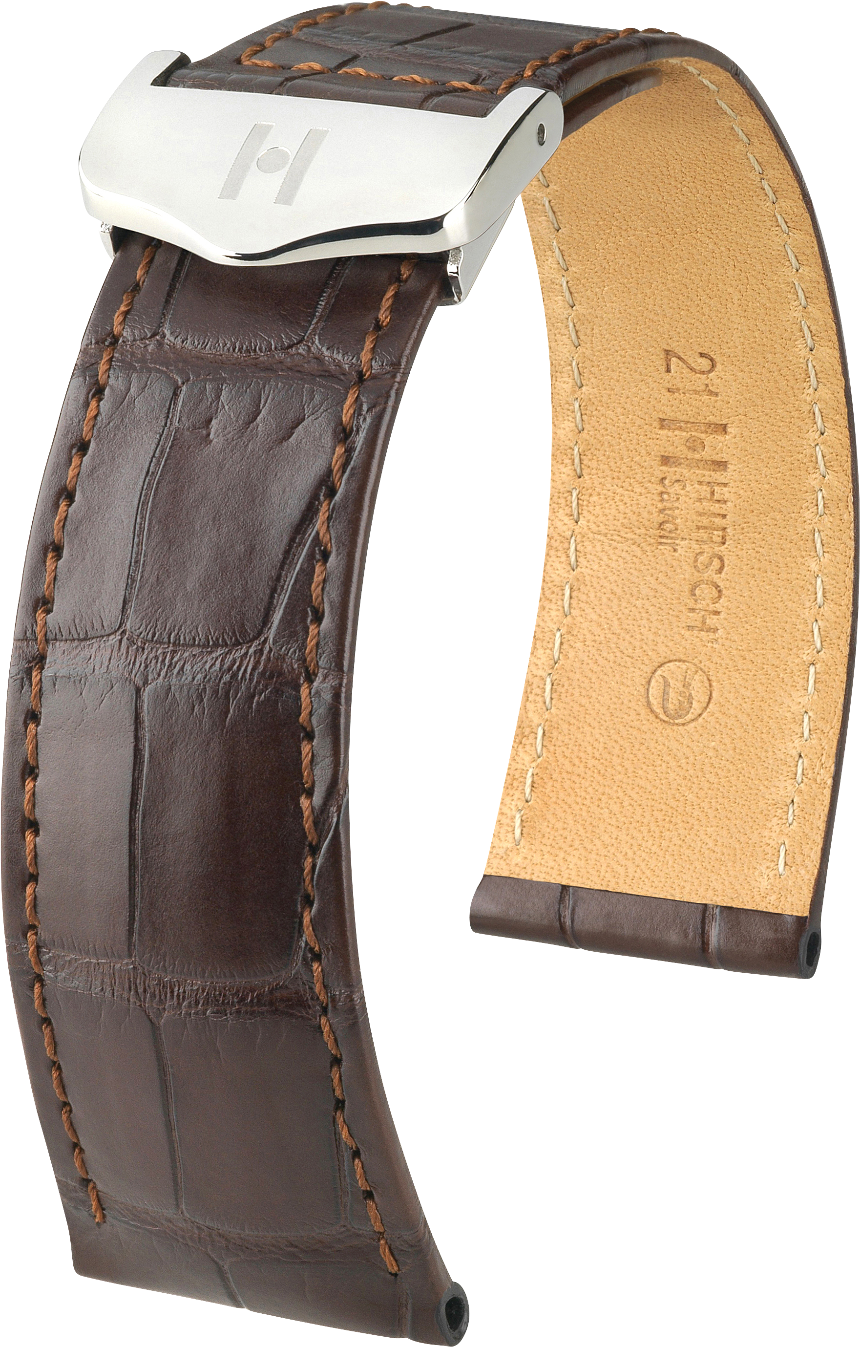 Experience Our Finest Bracelets - Hirsch Savoir Schwarz Uhren-armband (2141x3125), Png Download