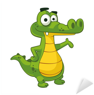 Cartoon Gator (400x400), Png Download