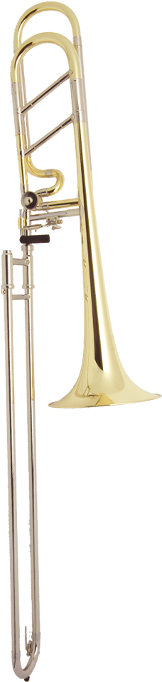 Bb/f-tenor Trombone J3 - Types Of Trombone (591x1181), Png Download
