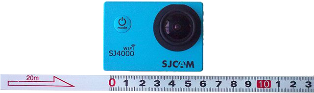 Velikost Kamery Sjcam Sj4000 Wifi - Sjcam Ochranný Kryt Pro Sj4000 Wifi, Zlatý (640x320), Png Download