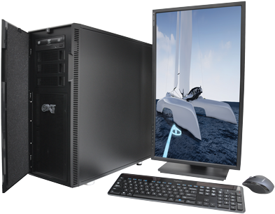 @xi Computer - Personal Computer Hardware (400x310), Png Download