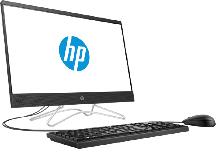Hp 200 G3 All In One Desktop - Hp 200 G3 All In One Pc (700x525), Png Download