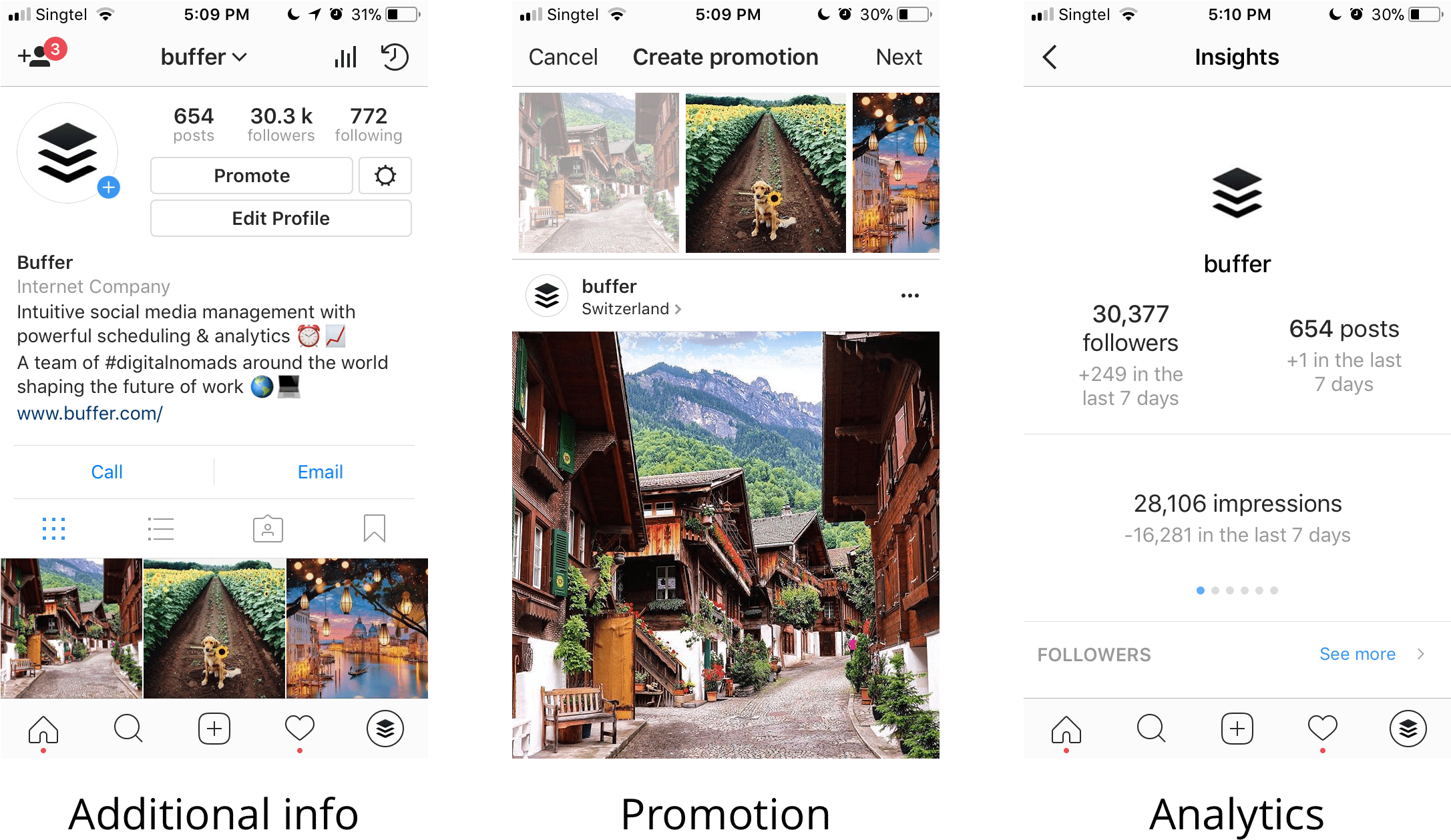 Instagram Business Profile - Instagram Business Profile Film (2276x1322), Png Download