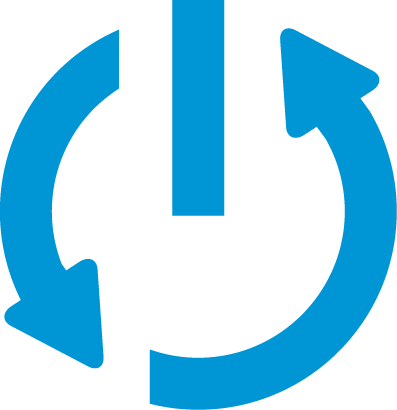 Hp Auto On Auto Off (397x410), Png Download