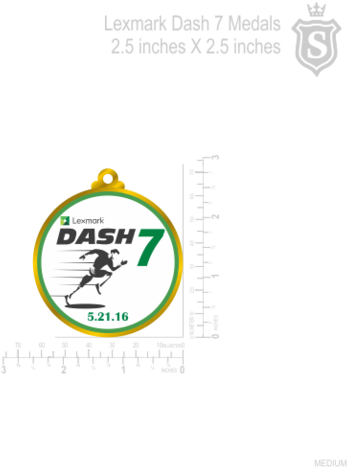 Lexmark Dash 7 Medals - 17seven (480x480), Png Download