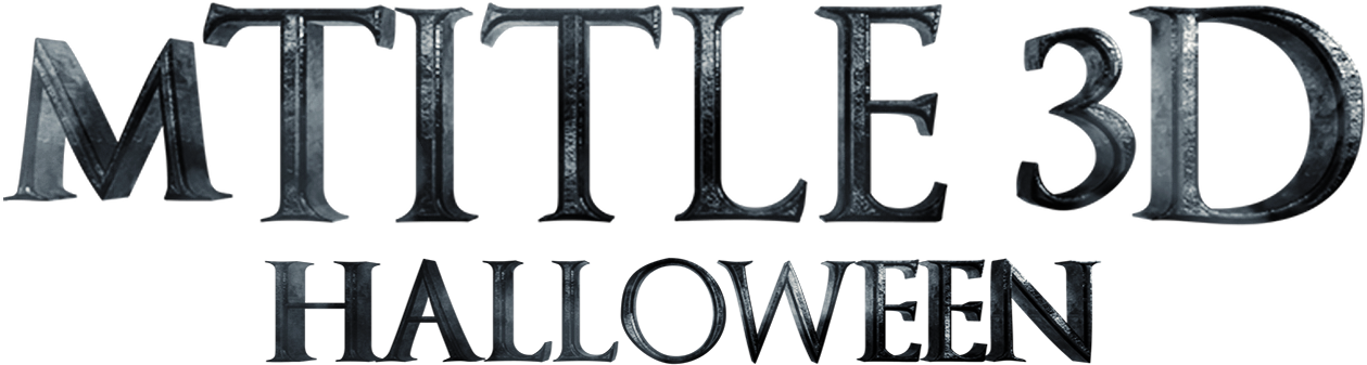 Mtitle 3d Halloween - Metalworking Hand Tool (1274x363), Png Download