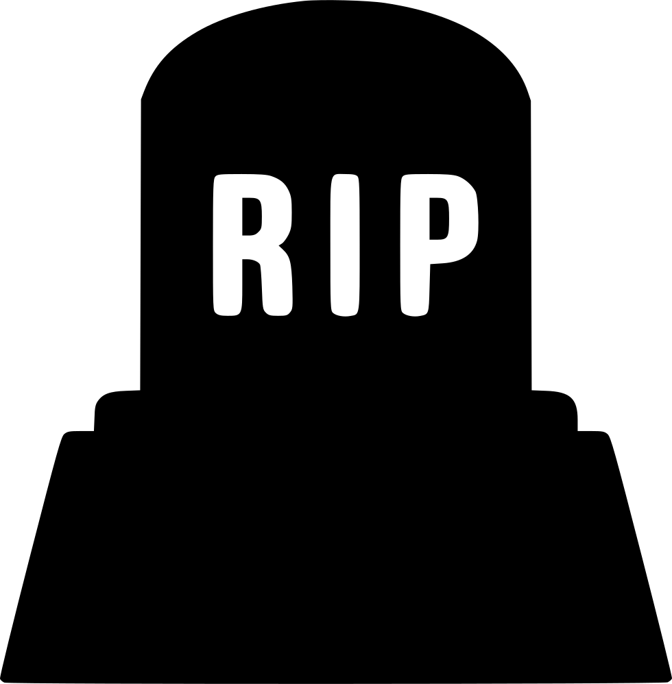 Halloween Grave Cemetery Rip Comments - Gravestone Icon (980x998), Png Download