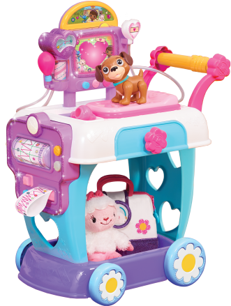Doc Mcstuffins Toy Hospital Care Cart From Just Play - Doc Mcstuffins Toy Hospital Care Cart (365x470), Png Download
