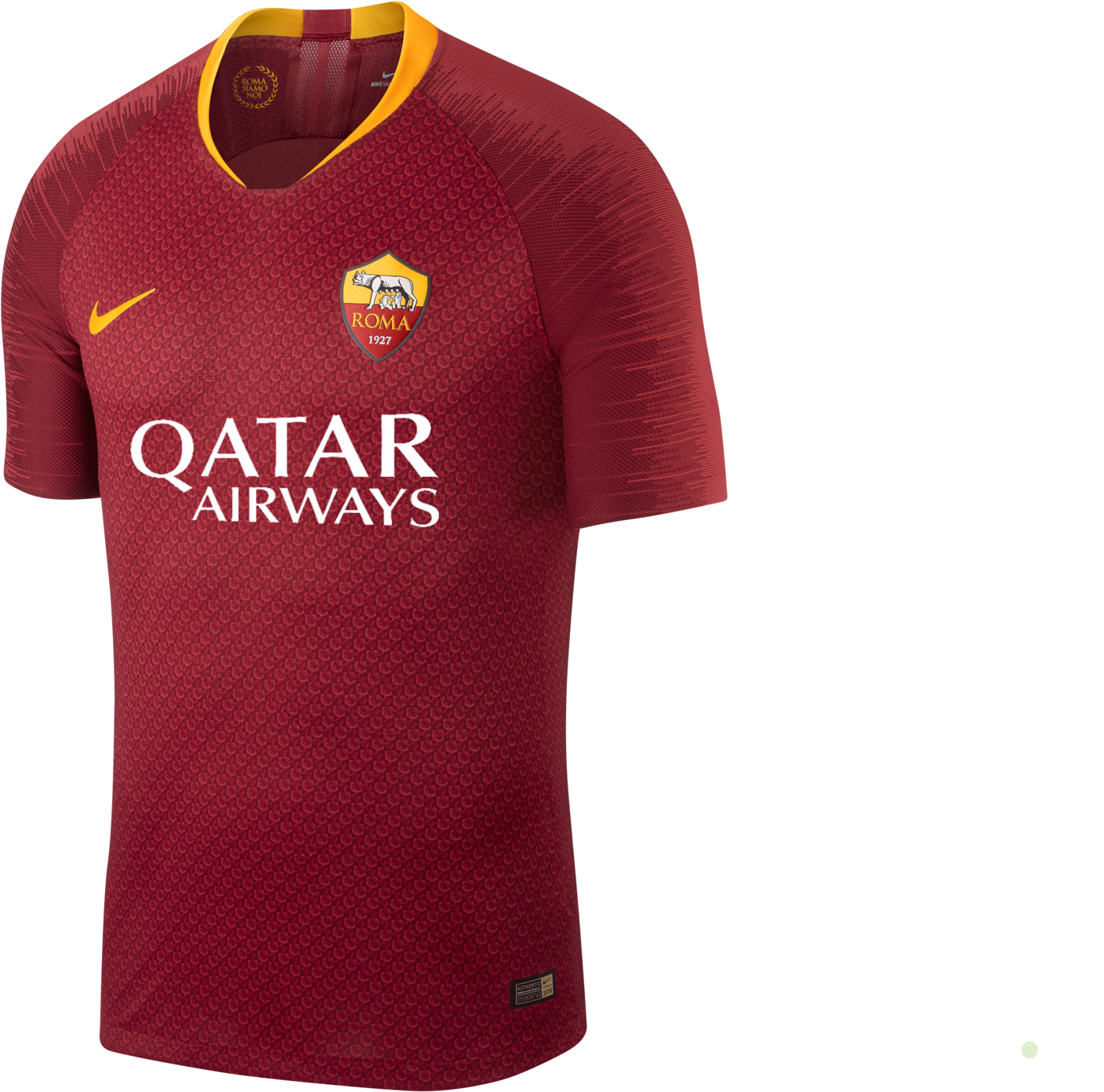 Football Shirt Nike As Roma 2018/19 Vapor Match Home - Roma Shirt 2018 19 (2128x1416), Png Download