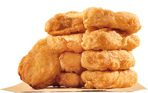 Chicken Nuggets - Burger King 10 Nuggets 1.49 (500x540), Png Download