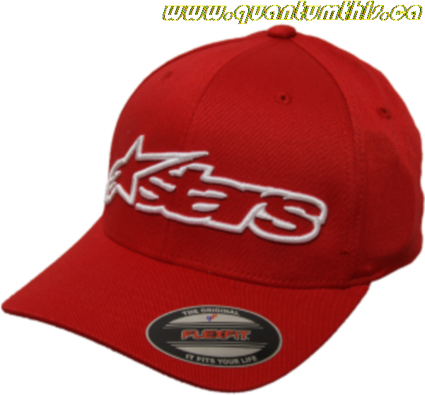 Mens Alpinestars Corp Flexfit Cap Red White Outlet - Alpinestars Blue Bourke Fitted Flexfit Cap | S/m (600x600), Png Download