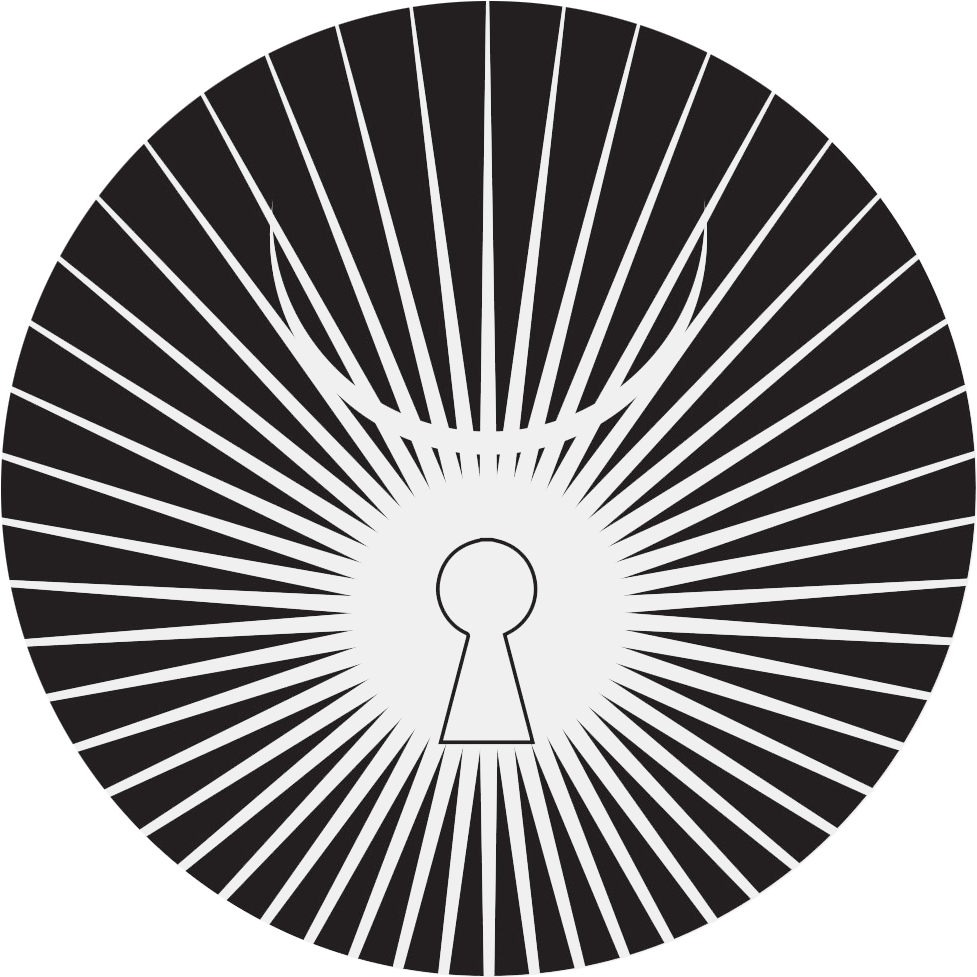Logo Featuring Light Shining From A Keyhole Under A - Space Needle (1060x1060), Png Download