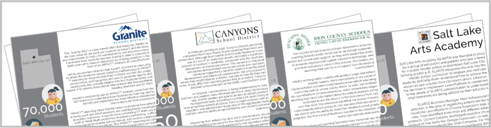 Four Utah Leas Leading The Way In Edtech Measurement - Lea(r)n, Inc. (1000x261), Png Download