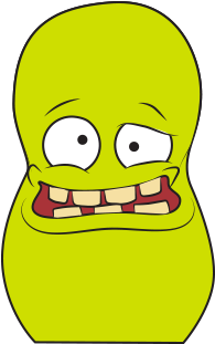 Smelly Bean Lime - Smelly Bean Grossery Gang (400x400), Png Download