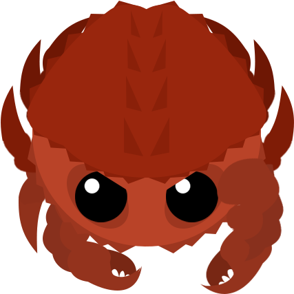 Http - King Crab Mope Io (500x500), Png Download