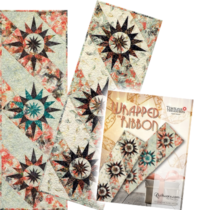 Nl Wrapped In Ribbon - Patchwork (400x420), Png Download