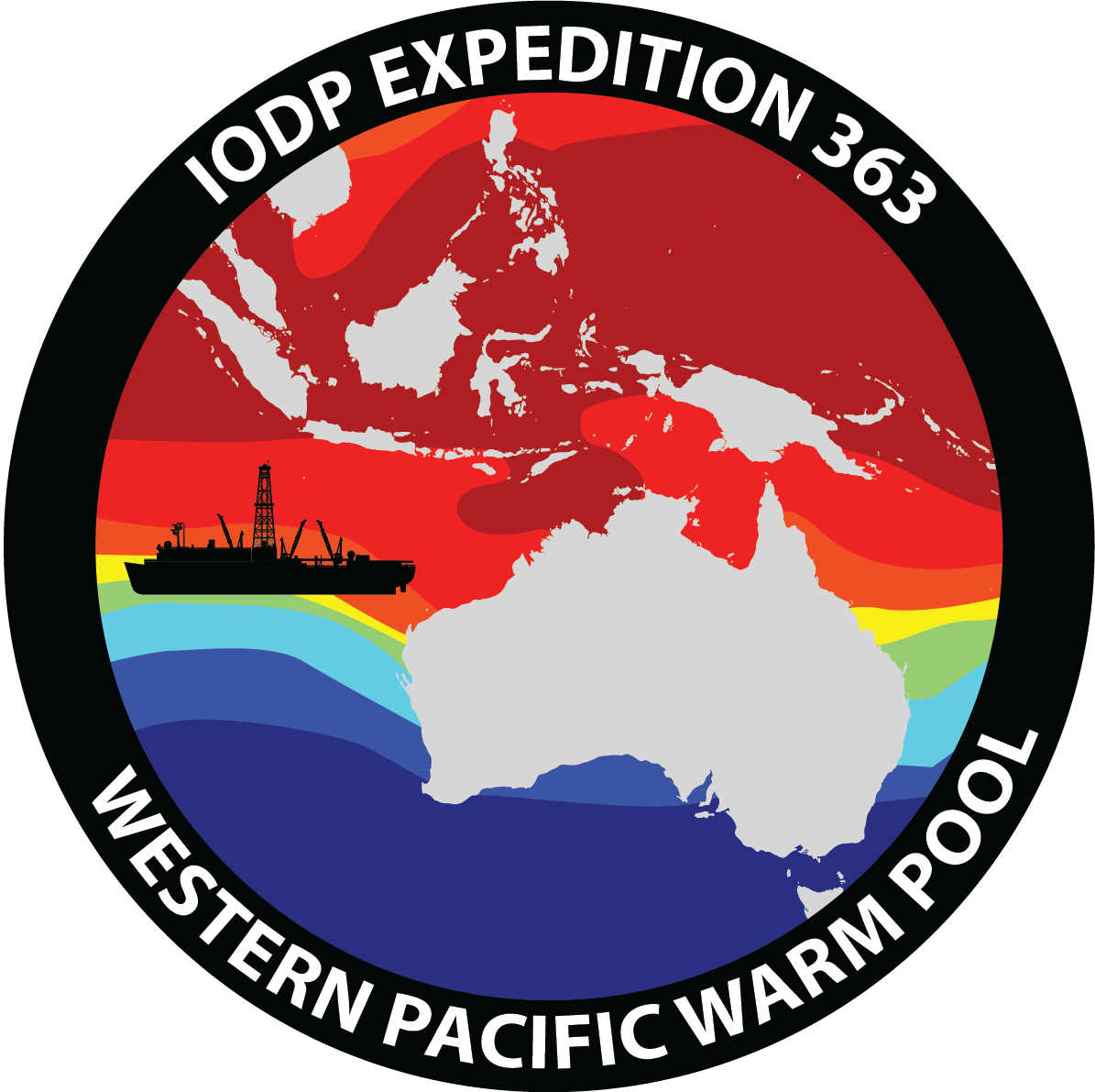 Western Pacific Warm Pool - 3d Globe Australia Vector (1195x1191), Png Download
