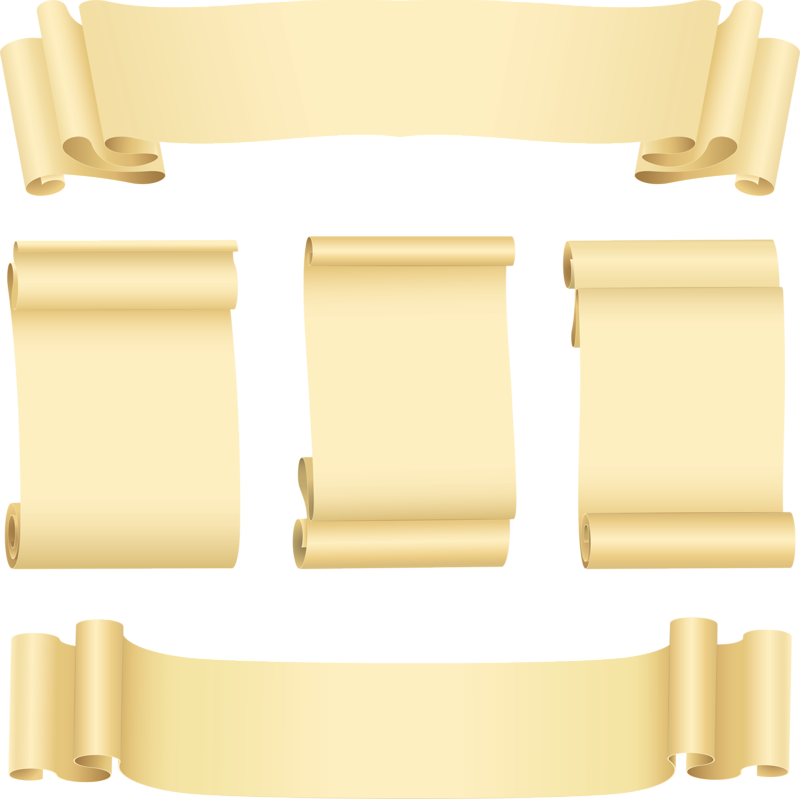 Clipart Royalty Free Stock Clip Binder Brass - Scrolls (800x799), Png Download