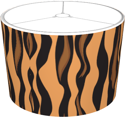 Tiger Animal Print Lamp Shades - Lampshade (674x516), Png Download