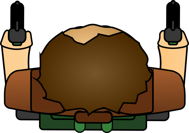 Preview - Top Down Shooter Character (800x563), Png Download