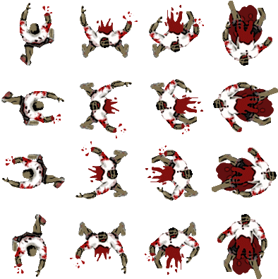 Character Top Down Shooter (400x400), Png Download
