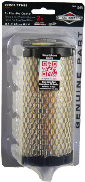 Briggs & Stratton 5434k Air Filter Cartridge (700x700), Png Download