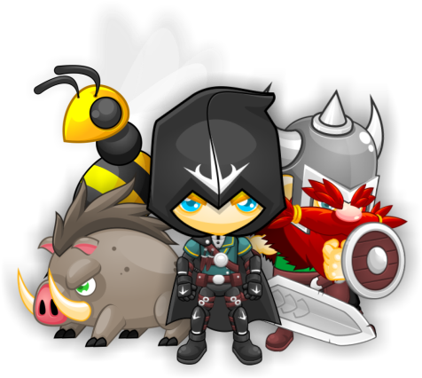 Top Down Character Set Assassin And Viking - Top Down 2d Character (600x500), Png Download