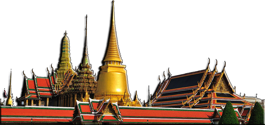 สถาบันวิจัยและพัฒนา - Wat Phra Kaew (900x425), Png Download