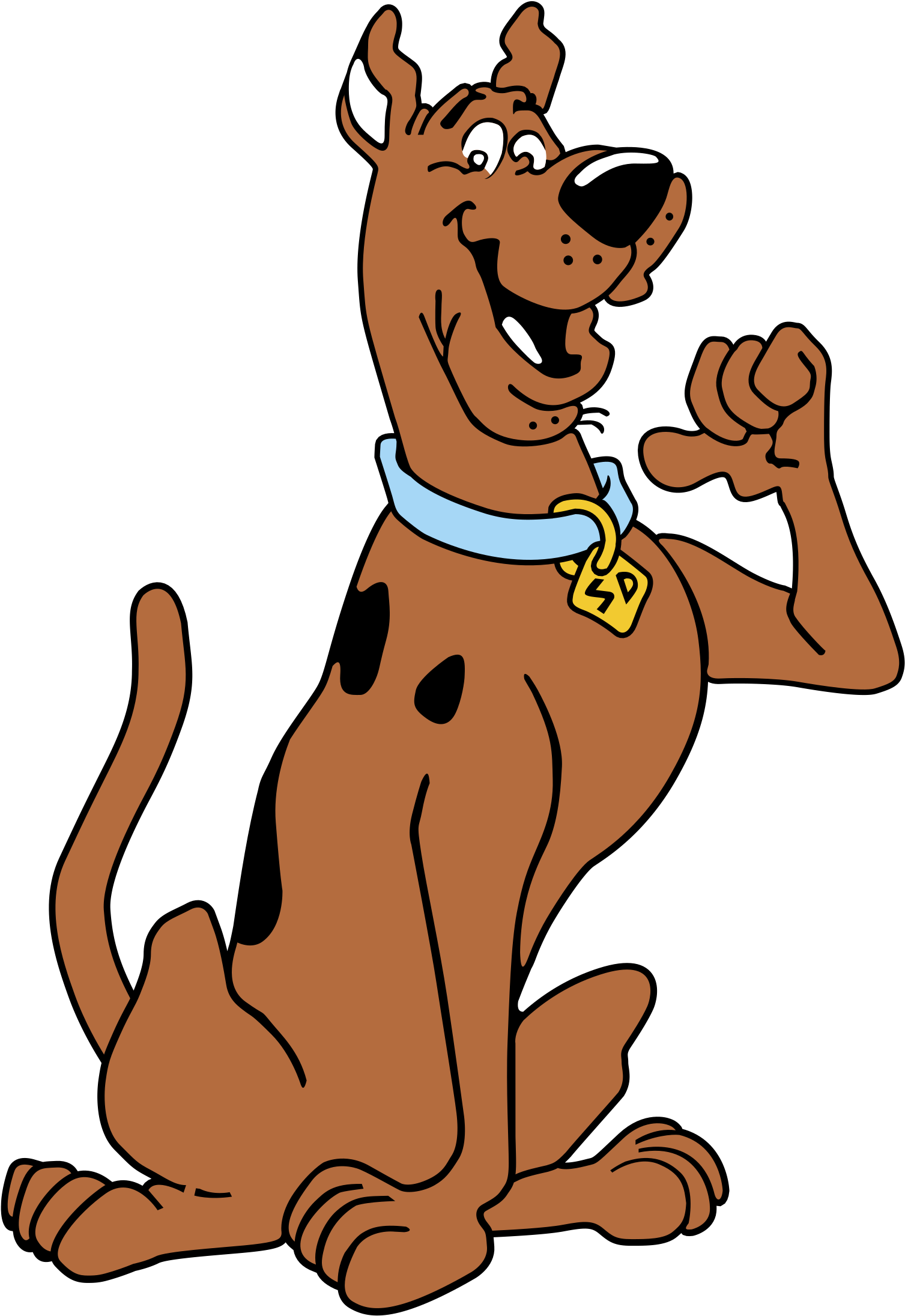 Scooby Doo Logo Png Transparent - New Vs Old Scooby Doo (2400x2400), Png Download