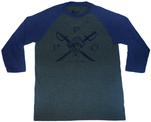 Preppy Pirate's - Long-sleeved T-shirt (498x454), Png Download
