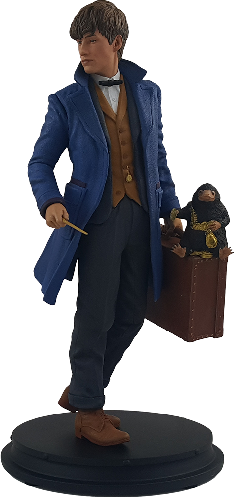 Fantastic Beasts And Where To Find Them Statue Newt - Newt Scamander Statue (480x999), Png Download