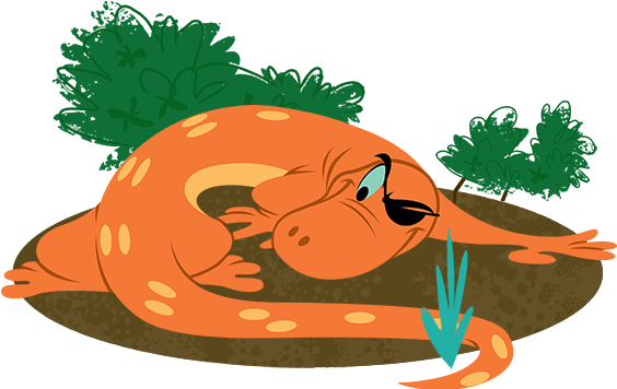 Newt Clipart Triton - Tom And Jerry Newt (565x802), Png Download