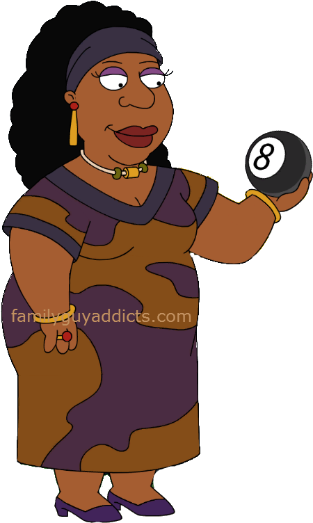 Madame Claude Is The Jamacian Cousin Of Cleveland Brown - Family Guy Brown Characters (466x761), Png Download