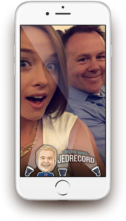 Thanks For Checking Out My Custom Snapchat Geofilter - Recording Snapchat Geofilter (411x720), Png Download