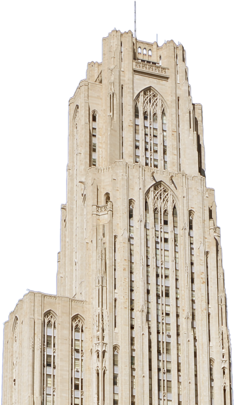 University Of Pittsburgh Cathedral Of Learning - Tower Block (800x860), Png Download