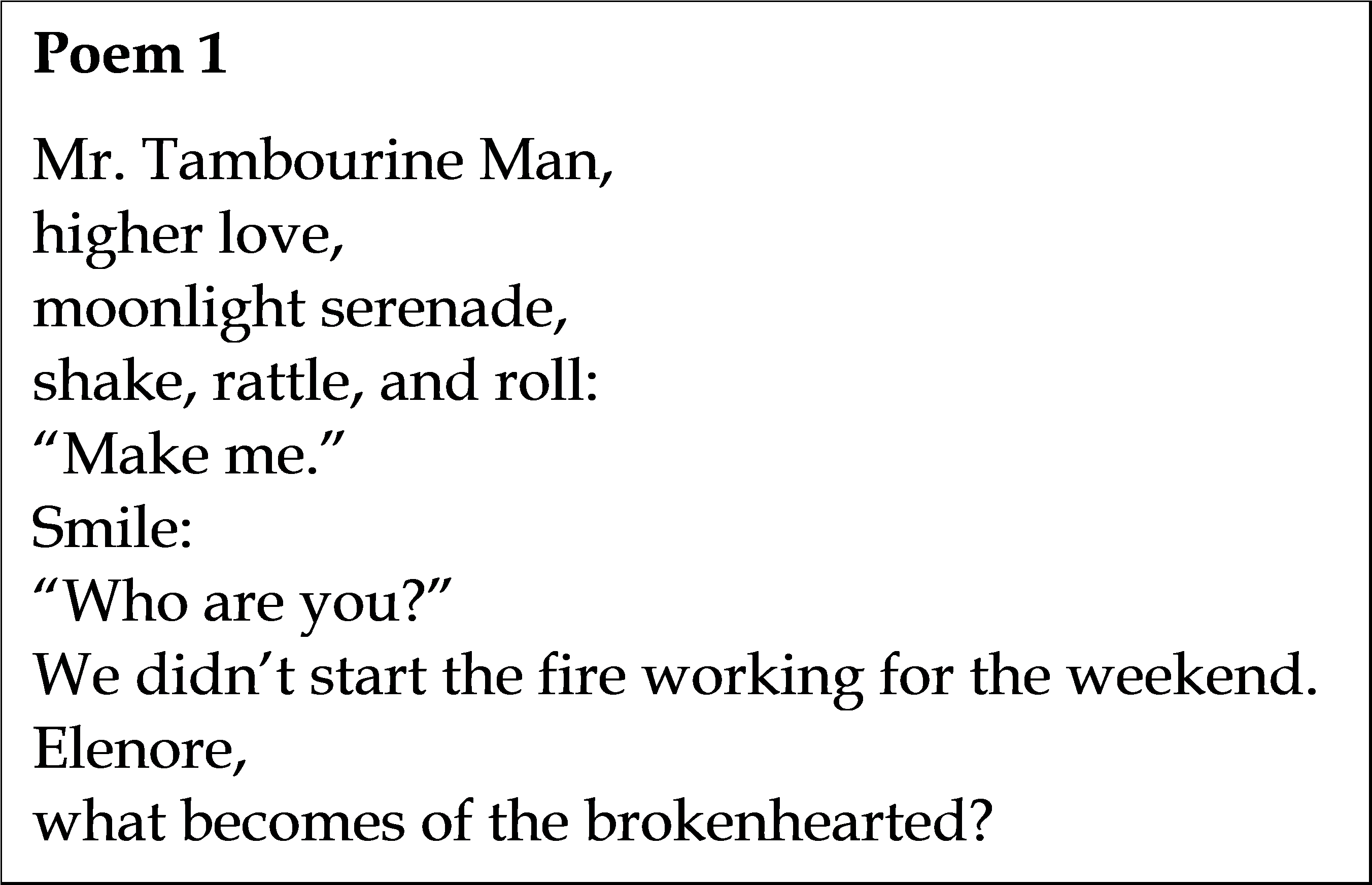 “song Title Poetry” - Poetry (3907x1828), Png Download