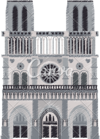 Cathedral Png Transparent Images - Notre Dame Transparent (640x480), Png Download