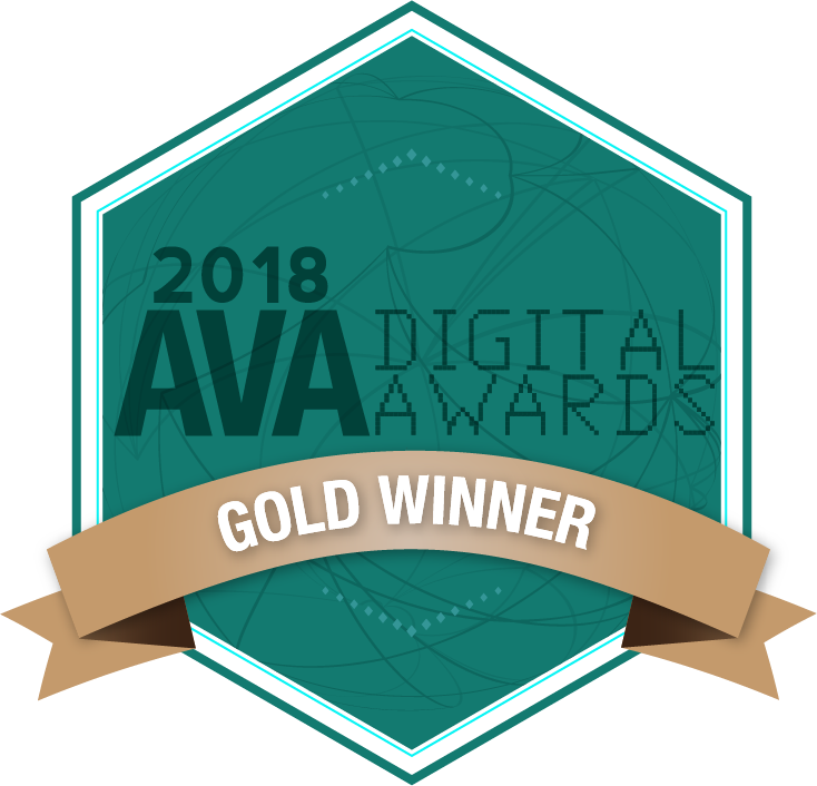 Gold Award Site Bug Jpeg / Png - Ava Digital Award Gold (734x706), Png Download