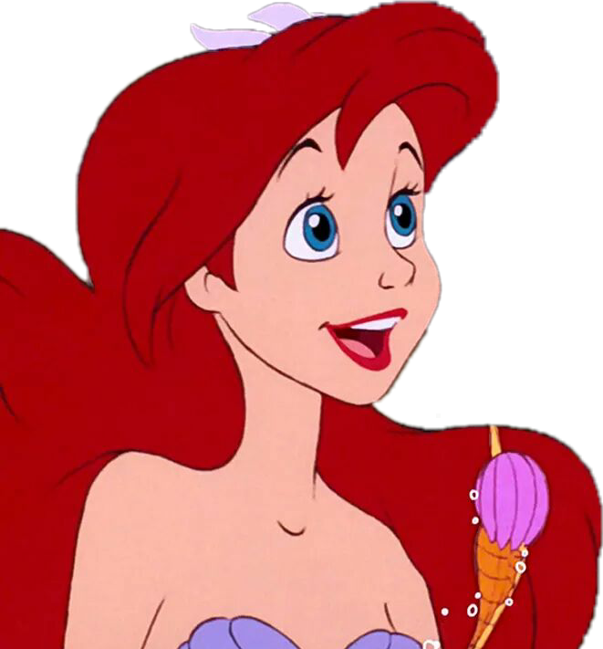 Ariel Littlemermaid Lasirenita Pelirroja Mermeid Sirena - Ariel Video (661x711), Png Download