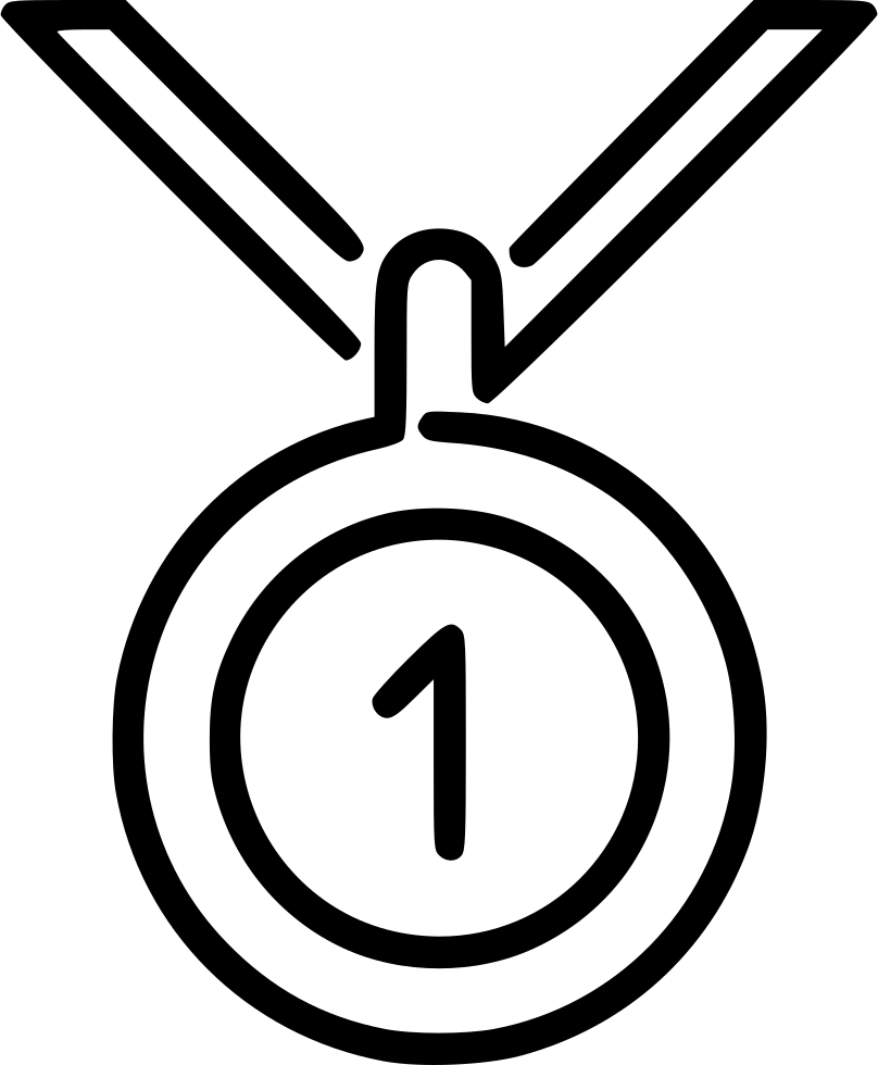 Medal Winner Gold Award Numberone Comments - Animation (808x980), Png Download