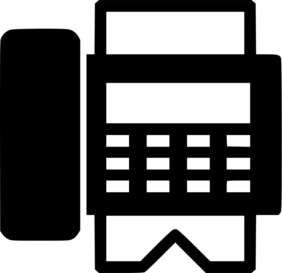 Fax Machine - - Telephone (981x950), Png Download