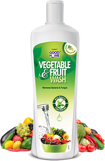Vegetable & Fruit Wash - Good Home Vegetable And Fruit Wash - 500 Ml (370x565), Png Download