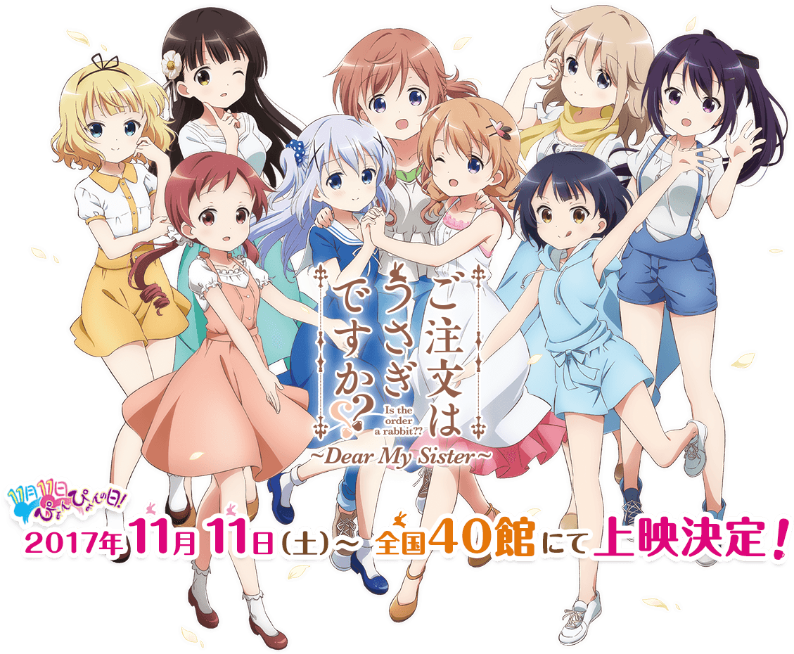 Top Img Pc - Gochiusa Dear My Sister (1200x950), Png Download